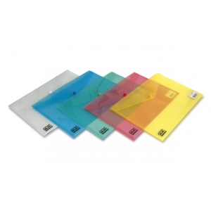 ΦΑΚΕΛΛΟΣ ΡΡ Α4-ΚΟΥΜΠΙ ΔΙΑΦΑΝΗ-5 ΧΡΩΜΑΤΑ