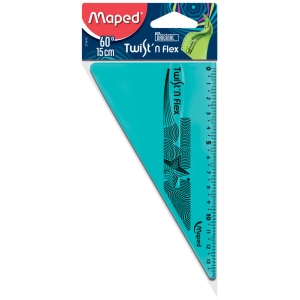 ΕΥΚΑΜΠΤΟ MAPED ΤΡΙΓΩΝΟ 60 ΜΟΙΡΩΝ - ΥΠΟΤΕΙΝΟΥΣΑ 15CM TWIST N FLEX