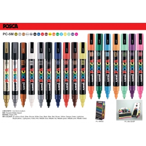 ΜΑΡΚΑΔΟΡΟΣ POSCA ΜΕΣΑΙΟ ΠΡΑΣΙΝΟ 1,8-2,5ΜΜ