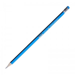 Μολύβι τριγωνικό Star Color 9001 HB με σβήστρα μπλε