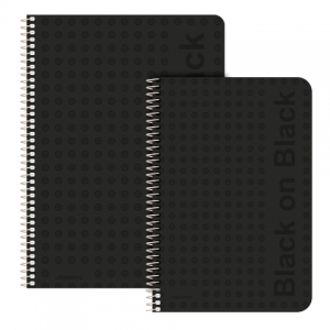 LGF BLACK ON BLACK ΤΕΤΡΑΔΙΟ ΣΠΙΡΑΛ 17Χ25 3Θ 90Φ