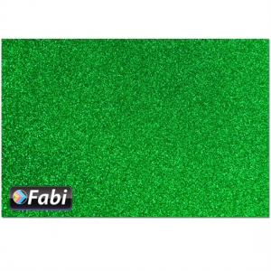 Χαρτόνι Glitter Fabi 50χ70εκ Πράσινο