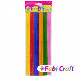 Σύρμα Πίπας Fabi 0.6x30cm 50τεμ Χρωματιστά