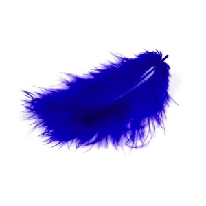 ΠΟΥΠΟΥΛΑ 10-12CM /17ΤEM MARABOU ΜΠΛΕ