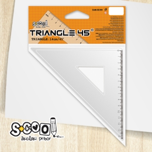 ΓΕΩΜΕΤΡΙΚΑ SCOOL ΤΡΙΓΩΝΑ 14cm