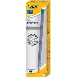 BIC ΜΟΛΥΒΙ EVOLUTION STRIPES 646