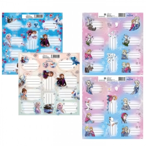 ΕΤΙΚΕΤΕΣ FROZEN ΣΕΤ=2 ΦΥΛΛΑ ΕΠΙ 12 ΕΤΙΚΕΤΕΣ