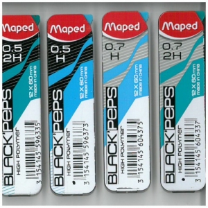 Μύτες Maped για μηχανικό μολύβι 0.5H