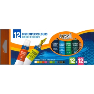 ΤΕΜΠΕΡΕΣ SCOOL 12 ΧΡΩΜΑΤΩΝ 12ML