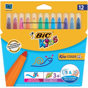BIC ΜΑΡΚΑΔΟΡΟΙ KID COULEUR XL 12 COLOURS